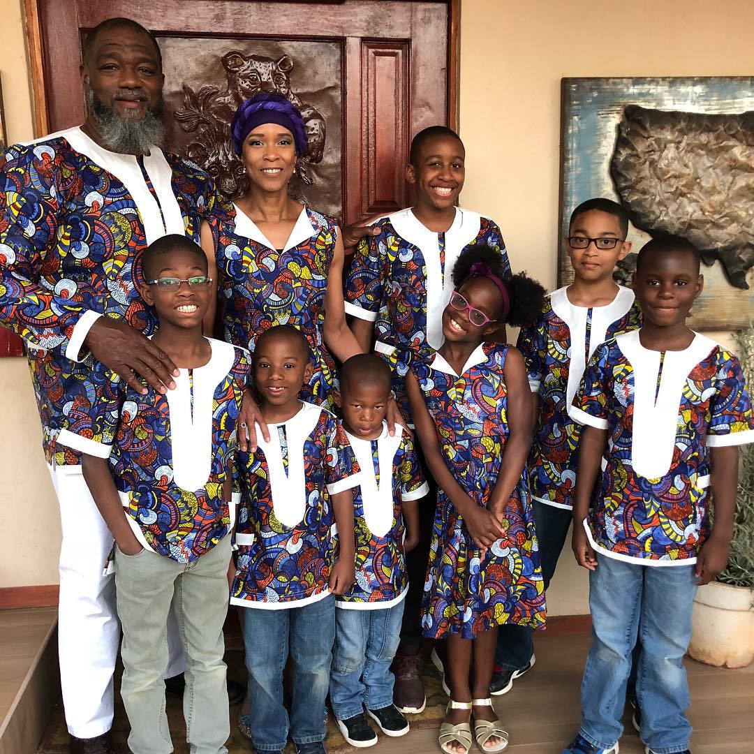 Voddie Baucham With His Wife And Kids