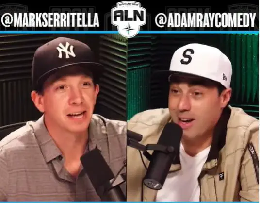 Adam Ray hosting ALN podcast with Mark Serritella