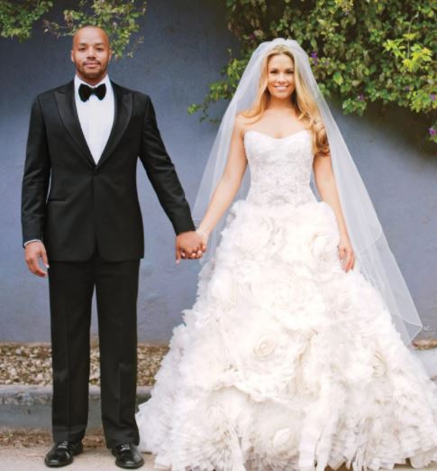 CaCee Cobb and Donald FaisonÃ¢â‚¬â„¢s wedding photoshoot