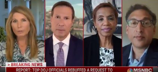 Frank Figliuzzi discussing news on MSNBC alongside other newscasters.