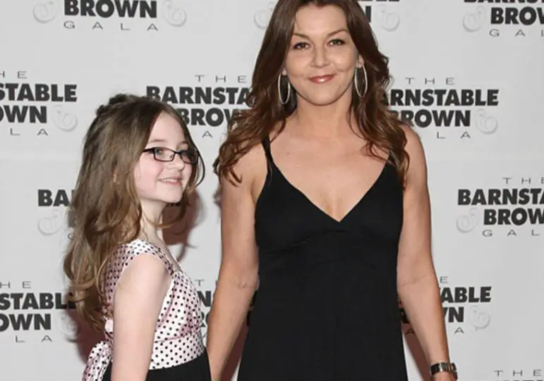 Gretchen Wilson with her daughter, Grace Frances Penner, attending the 2009 Kentucky Derby