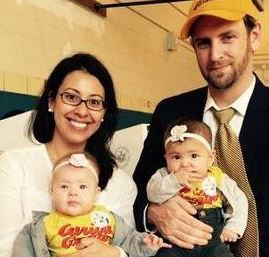 Lana Zak with her husband, Seth Andrew, and her children 