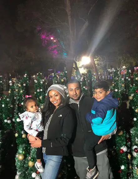 Mishael-Morgan-with-her-husband-and-children-2020