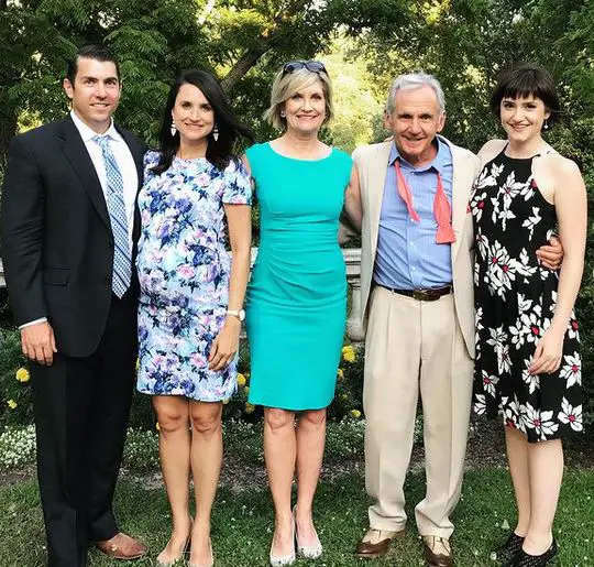 In the picture, (from right) Nora, Joe Palka, Sue Palka, Liz Palka, and Lizâ€™s husband.