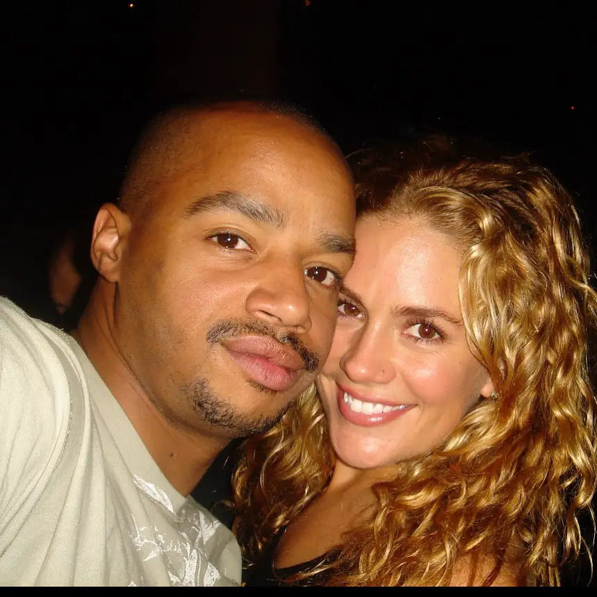 Cacee Cobb with her husband Donald Faison
