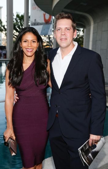 Merle-Dandridge-with-her-ex-husband-Christopher-Johnston