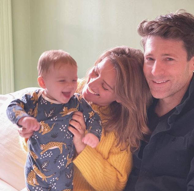 Tony-Dokoupil-with-his-wife-and-son-2019