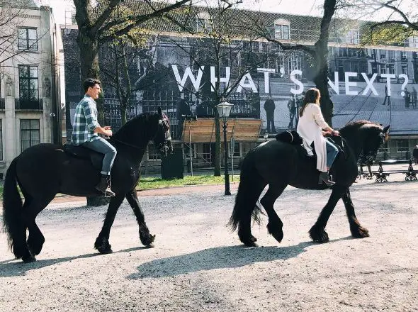 Tyler-Cameron-horseriding-with-Hannah-Brown-in-2019