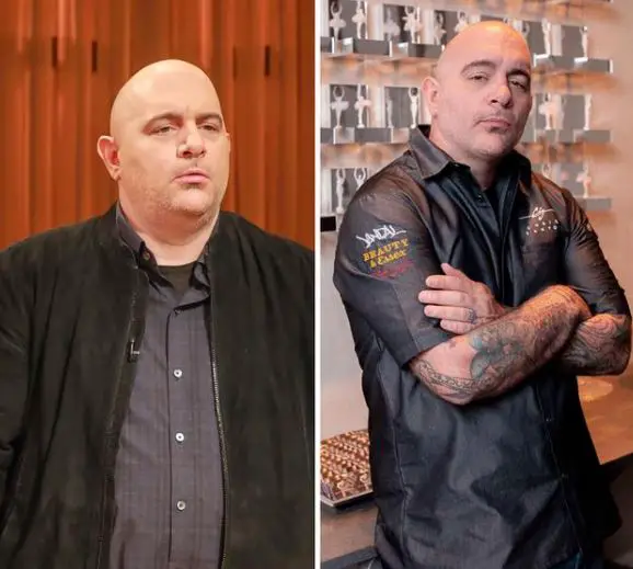 Chris sharing his weight loss result