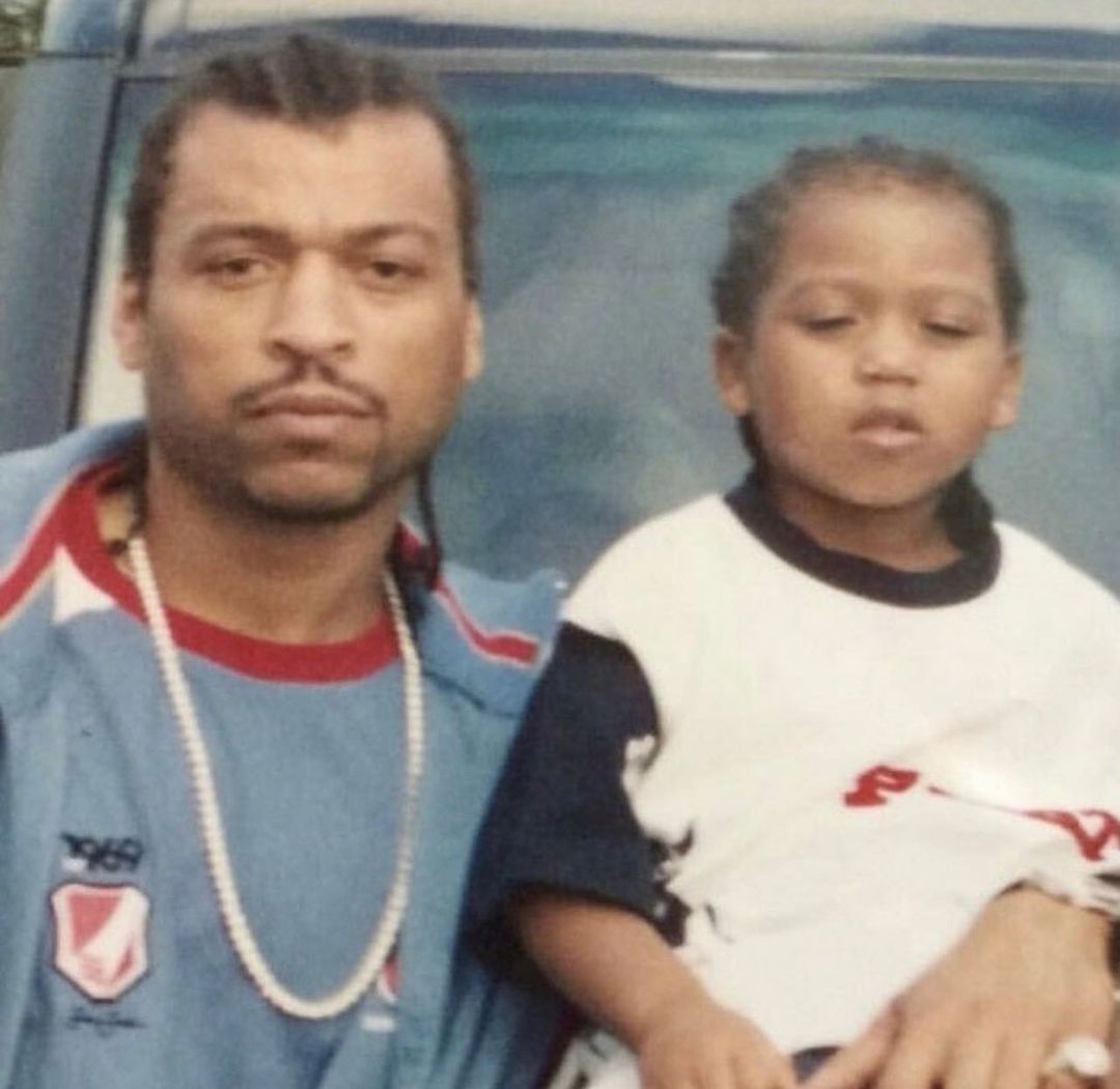 An Old Photo Of Big Meech With His Son Lil Meech 