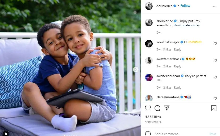 RonReaco Lee's Sons Bryson and Jaxson