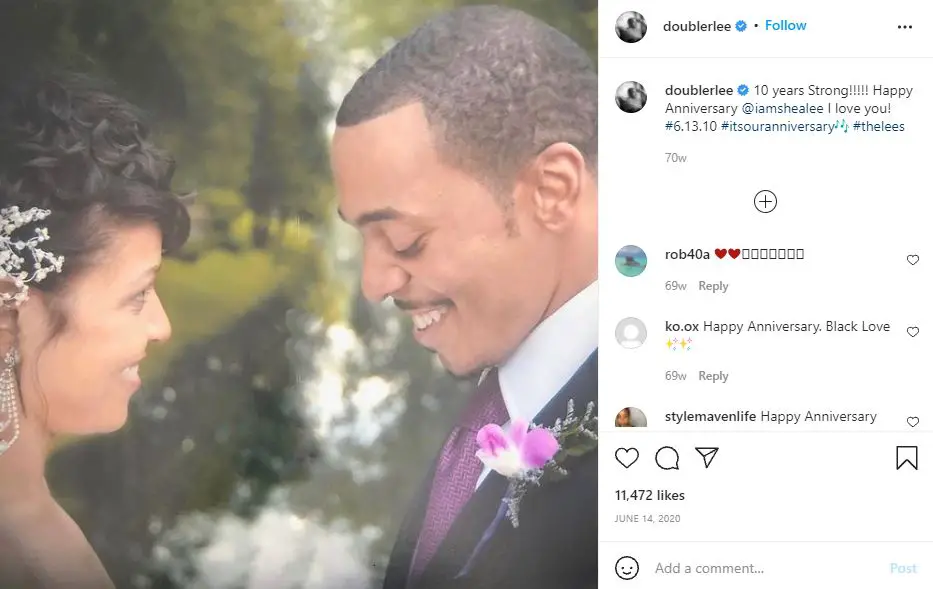 RonReaco Lee and Sheana Lee's Anniversary Post